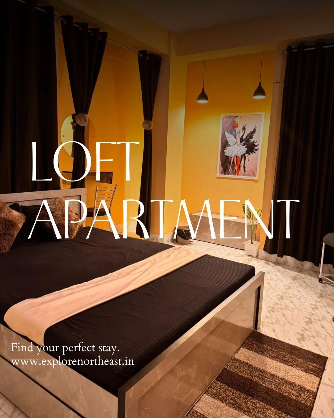 Jubilant Stay 2BHK (*5 Guest *2 Bedroom *2 Bed)